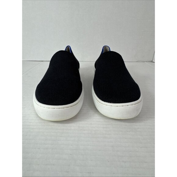 Rothy Women's 9.5 The Original Slip On Sneakers Black Knit Upper - Picture 7 of 16
